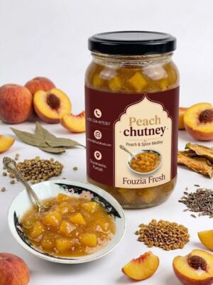 Homemade Peach Chilli Chutney