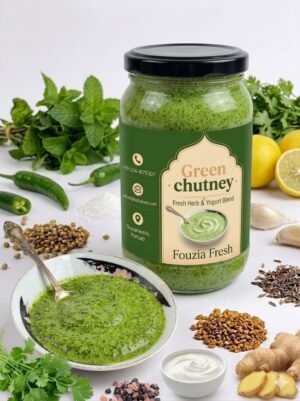 Homemade Green Chutney