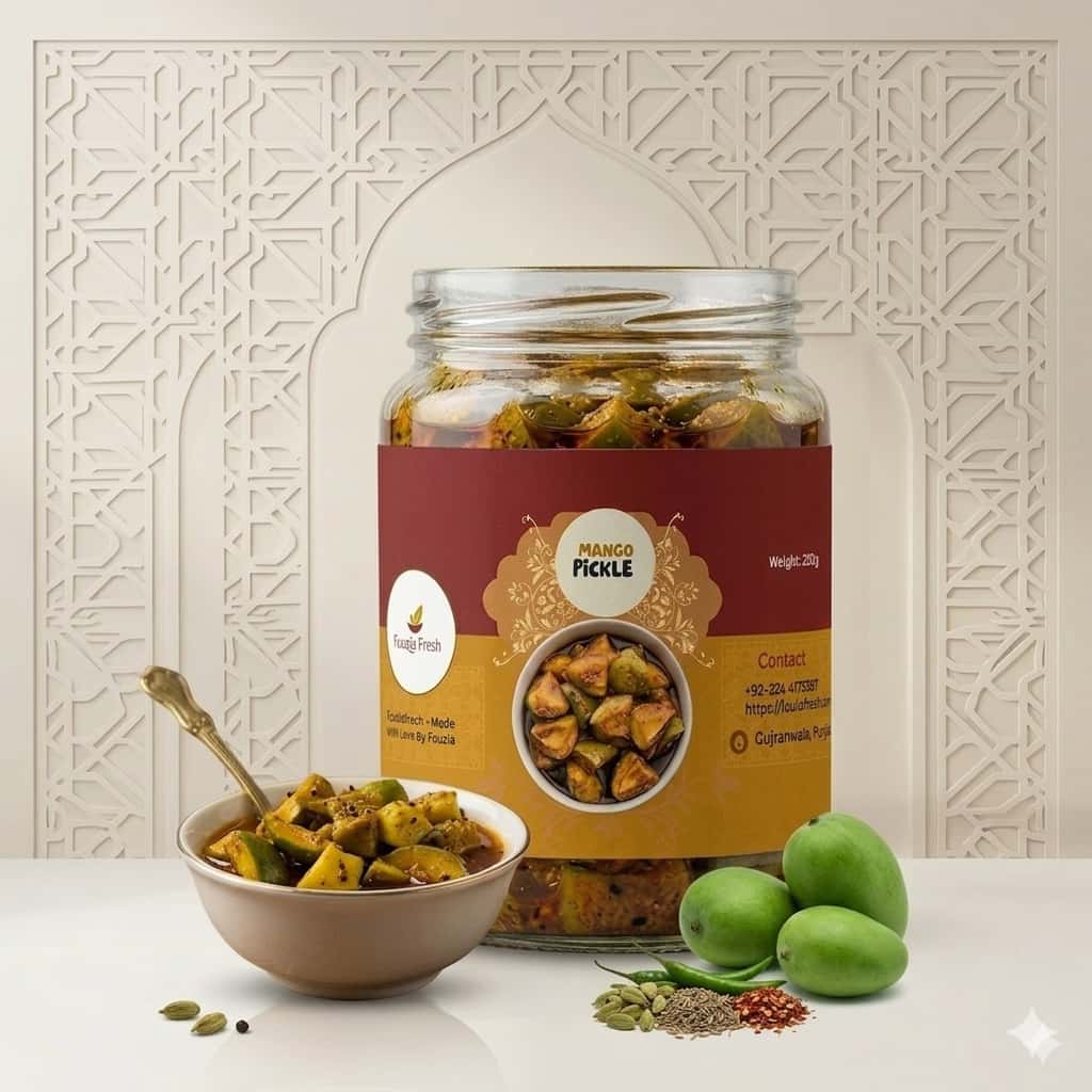 Mango Pickle (آم کا اچار) by Fouzia Fresh