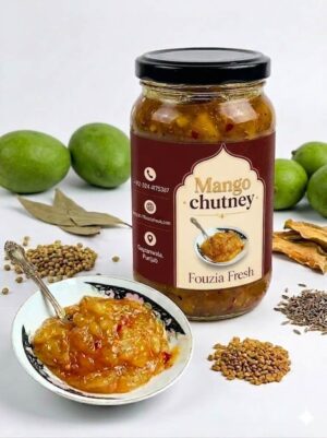 Homemade Green Mango Chutney by Fouzia Fresh