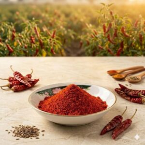 Homemade organic red chilli powder by Fouzia Fresh