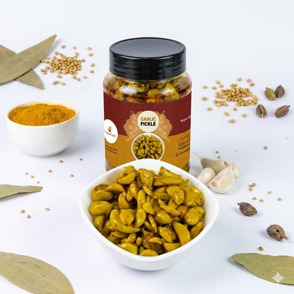 Garlic Pickle (لہسن اچار) by Fouzia Fresh