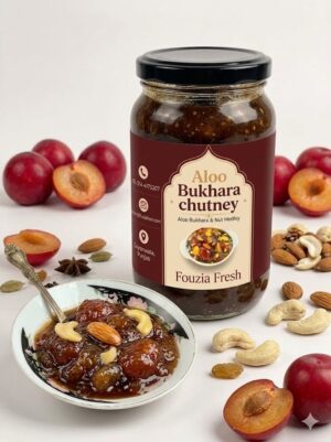 Aloo Bukhara Chutney by Fouzia Fresh